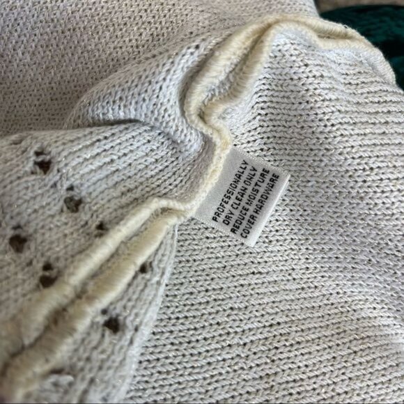 St John Spring 05 Metallic Scalloped Santana Knit Skirt - Picture 6 of 8